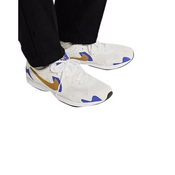 Nike Air Streak Lite Running Shoe Summit White / Metallic Gold US 9.5 W/ 8 M NIB - Picture 2 of 5